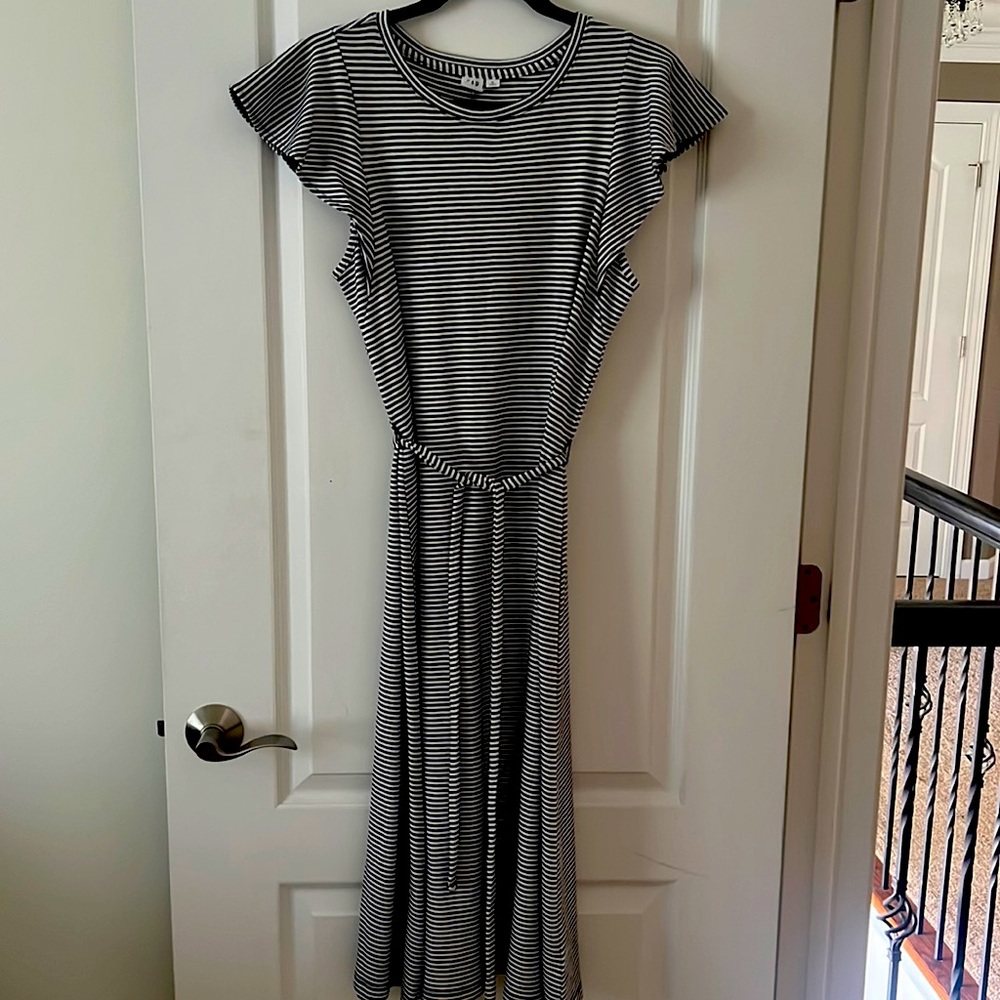 Striped cotton Dress